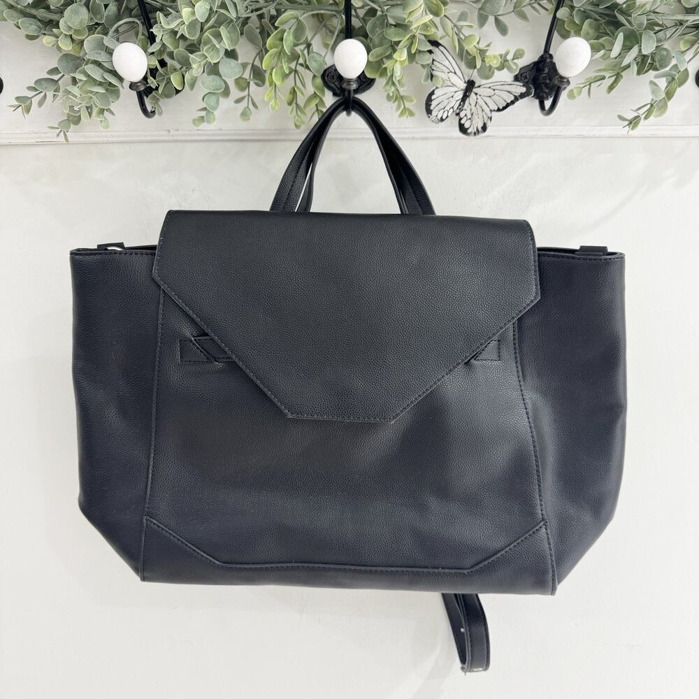 The Honest Co. Convertible Tote Backpack Black